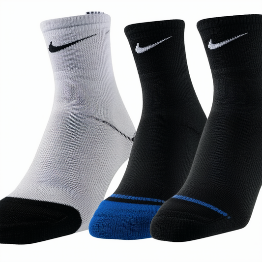 Nike Unisex Dri-Fit Everyday Plus Lightweight Crew Socks 3 Pack