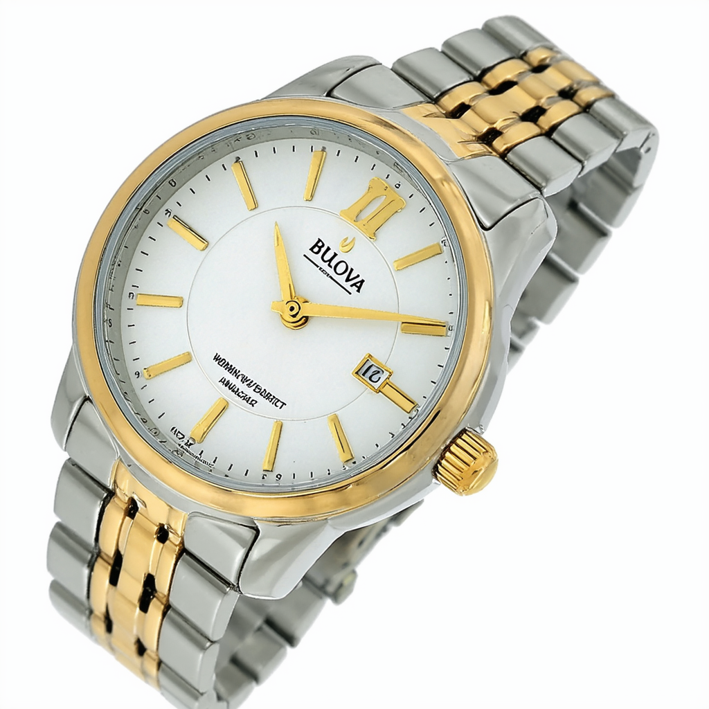 Bulova Women's 98P144 Analog Display Quartz Two Tone Watch