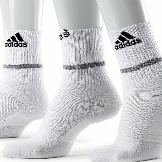 adidas Adult Traxion Tennis Single Crew Socks