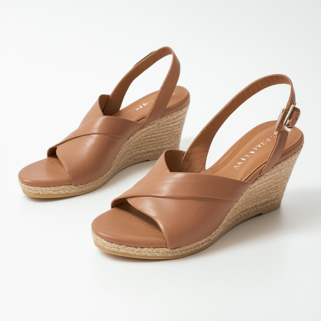 NINE WEST Women's Spins Wedge Sandal