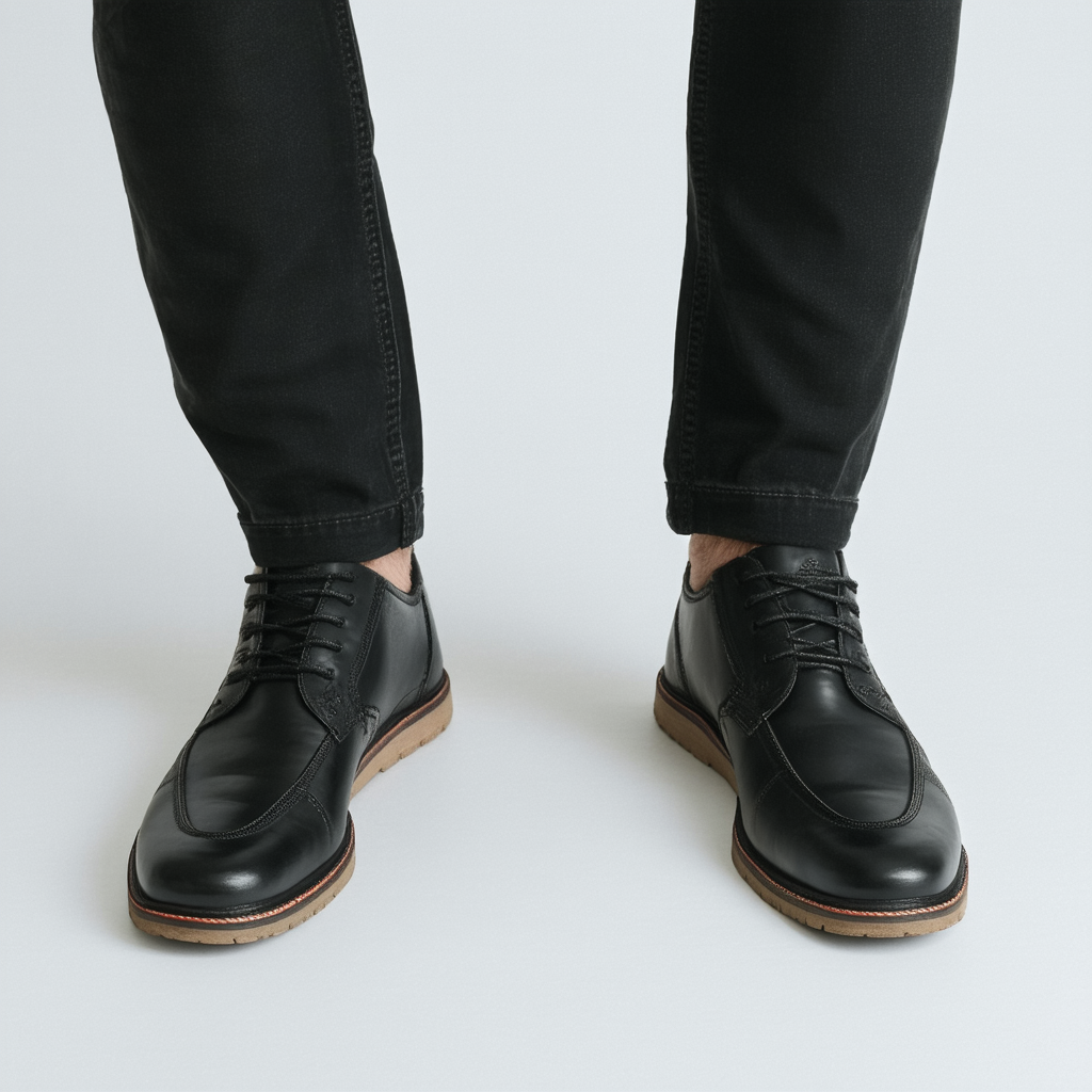 Rockport Men's Style Leader Bryanson,Black Leather,US 11 W