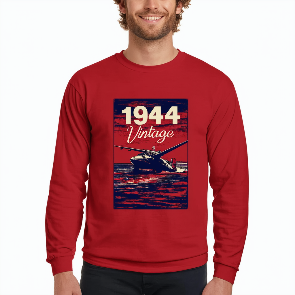 CafePress 1944 Vintage (Red) Long Sleeve Dark Long Sleeve T