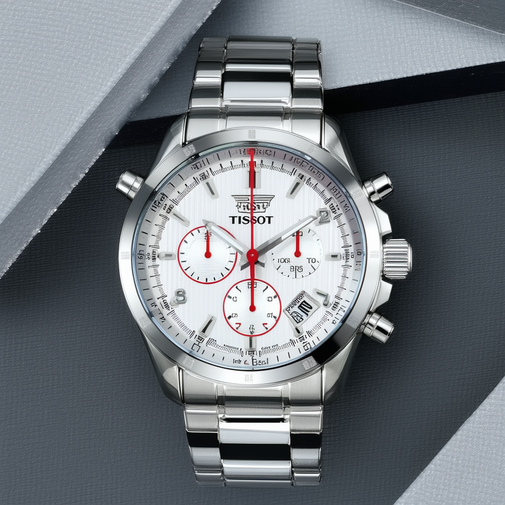 Tissot PRS 516 Chronograph Stainless Steel Mens Swiss Watch T1004171105101