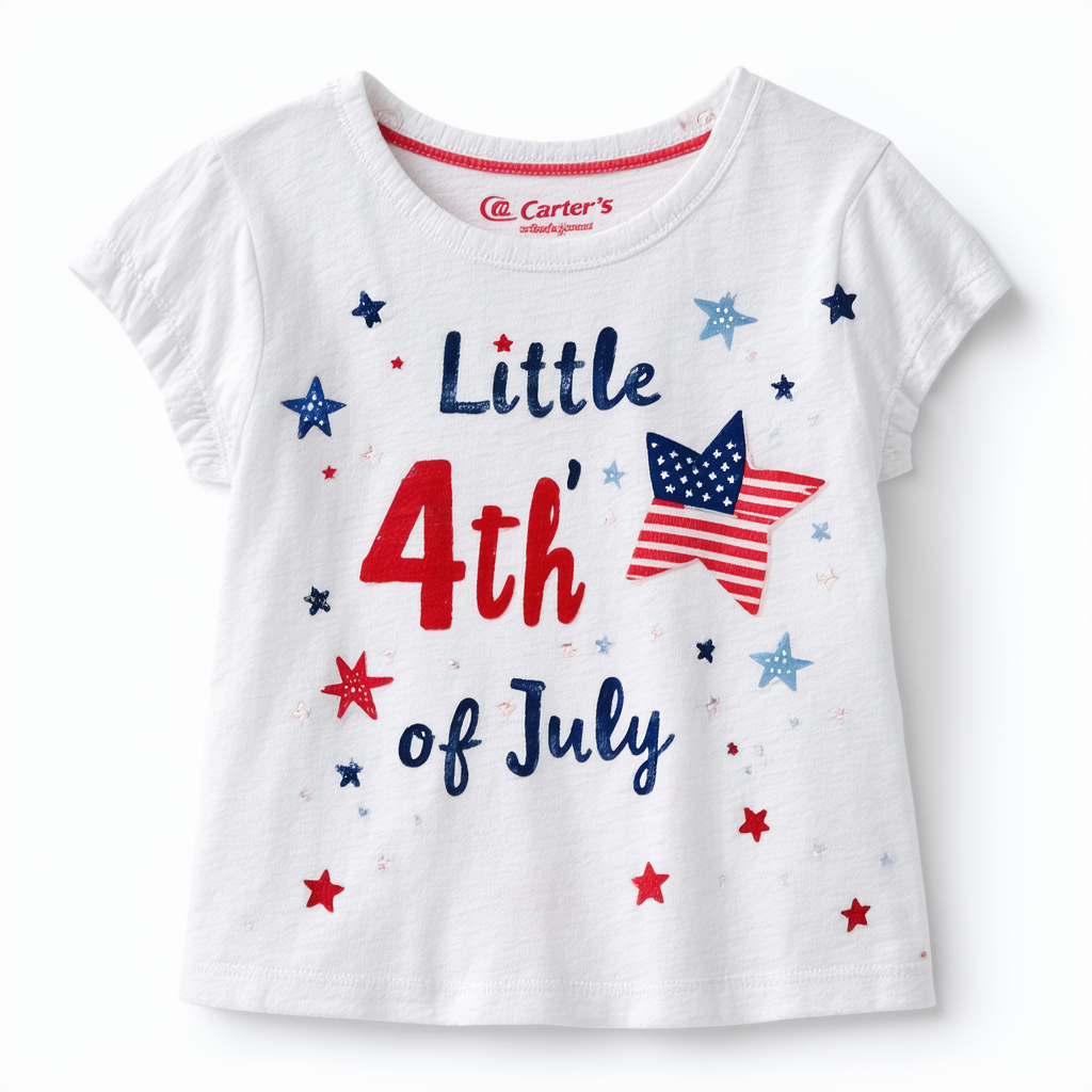 Carter's Little Girls' 4th of July Tee
