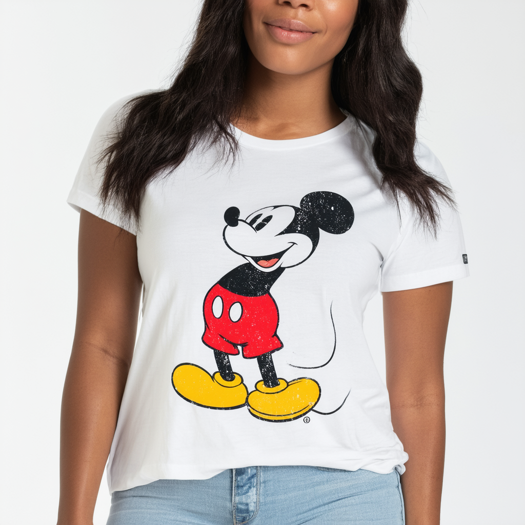Disney Women's Tonal Mickey Graphic T-Shirt