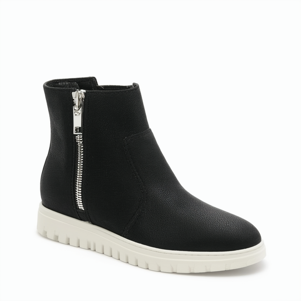 Kenneth Cole Women's 7 Kayla Front Zip Sneaker Bootie