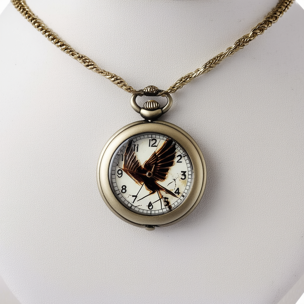 Bioworld Hunger Games Mockingjay Watch Necklace - ST