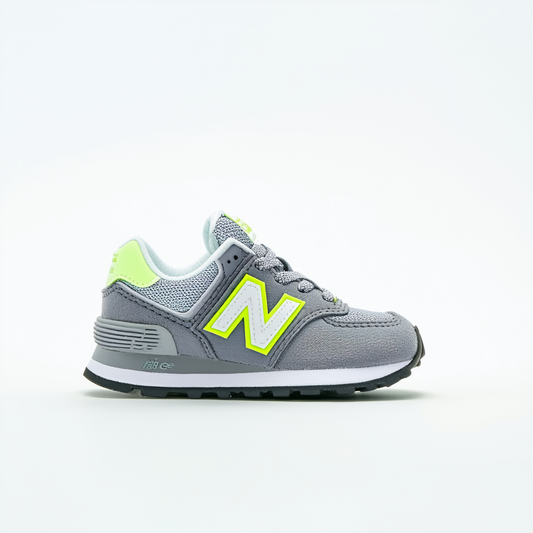 New Balance Kids' 574 V1 High Visibility Lace-up Sneaker