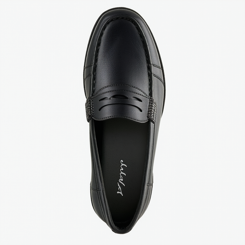 Clarks Women's Gracelin Gemma Loafer Flat, Black Leather, 9 M US