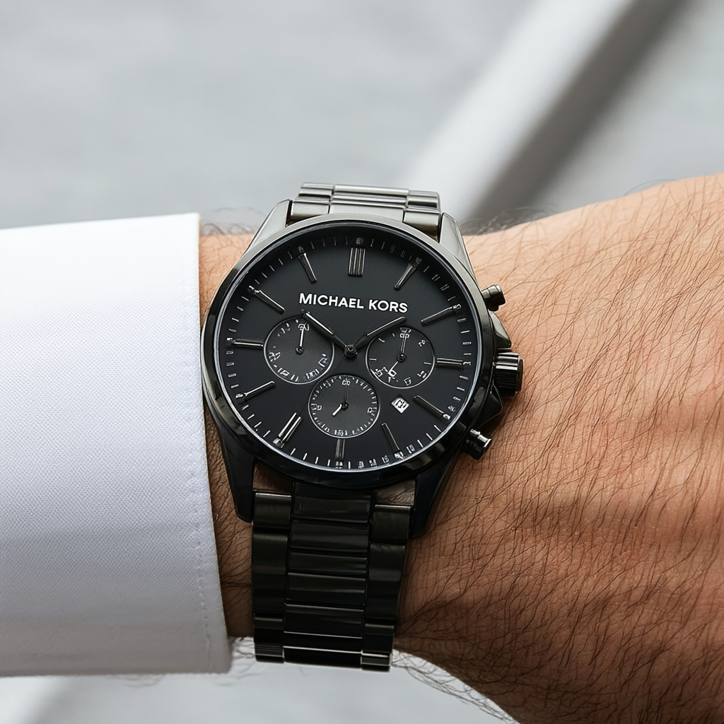 Michael Kors Men's Aiden Black Watch MK8460