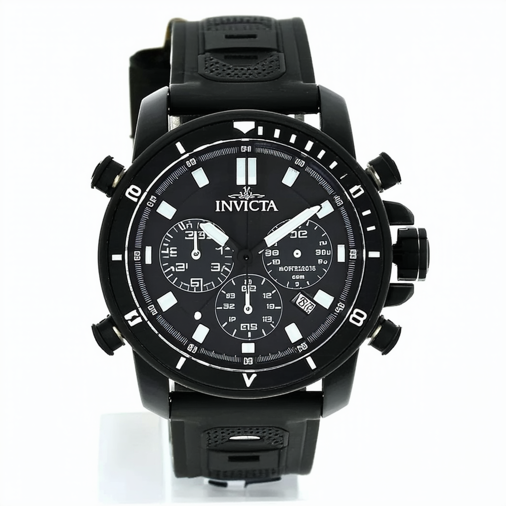 Invicta Men's 17701 S1 Rally Analog Display Swiss Quartz Black Watch