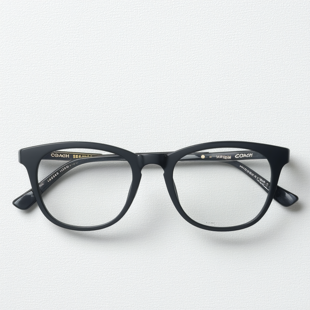 Coach HC6120 Prescription Eyewear Frames, Black/Demo Lens, 54 mm