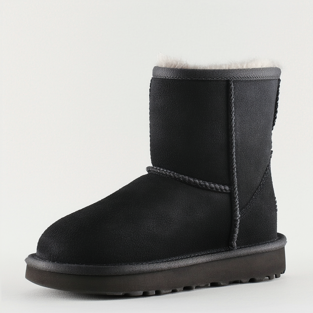 UGG Classic Short Serin Youth | Black (1013259Y) (5-Youth)