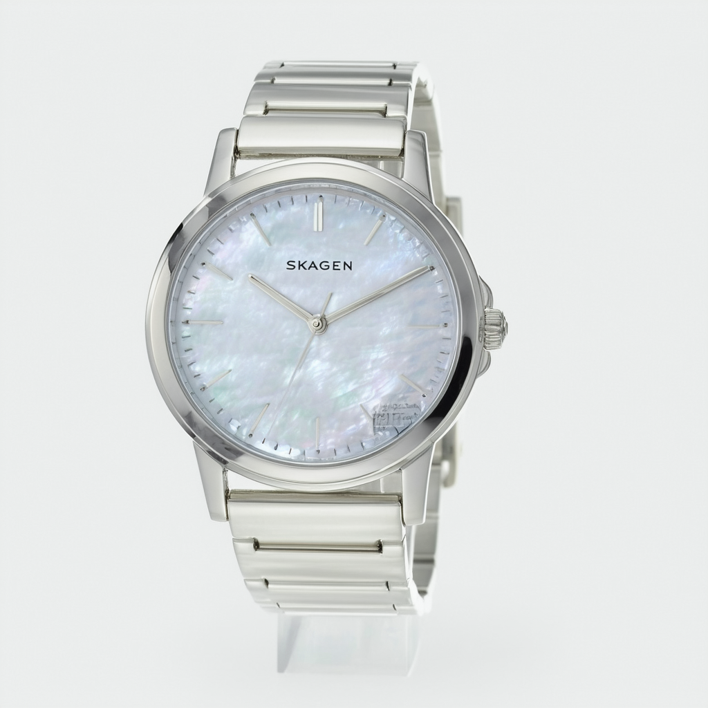 Skagen Women's 555SSXD Steel Mother-of-Pearl Dial Watch
