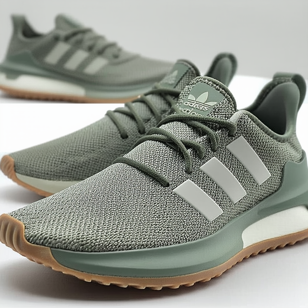 adidas Originals Men's Tubular Shadow Running Shoe, raw Green/raw Green/Chalk White, 8.5 M US