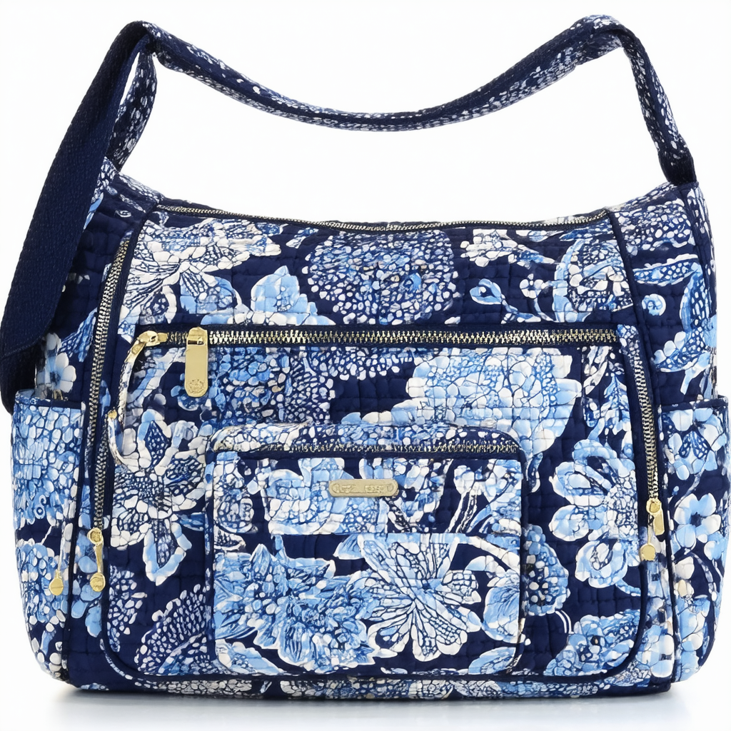 Vera Bradley Carson Shoulder Bag Classic Navy 1 One Size