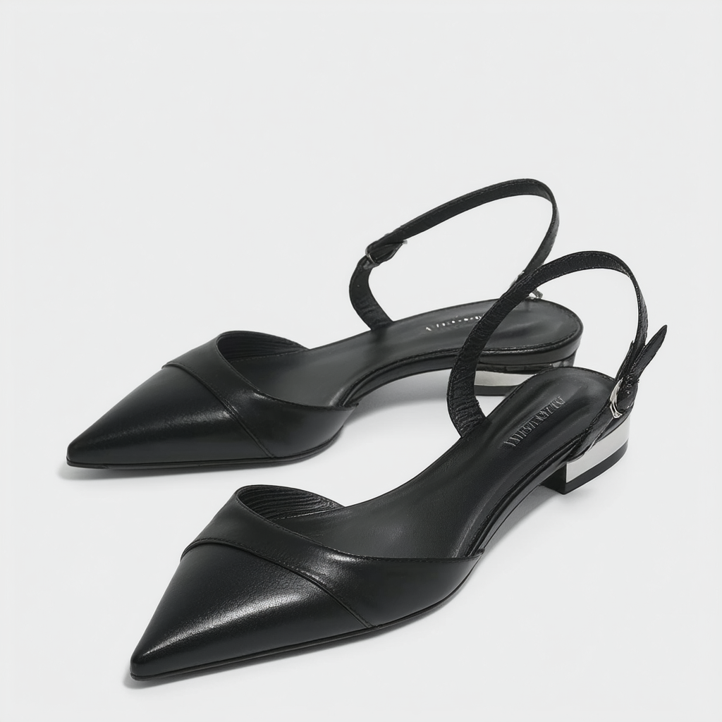 Nine West Women's Nextome Leather Pointed Toe Flat