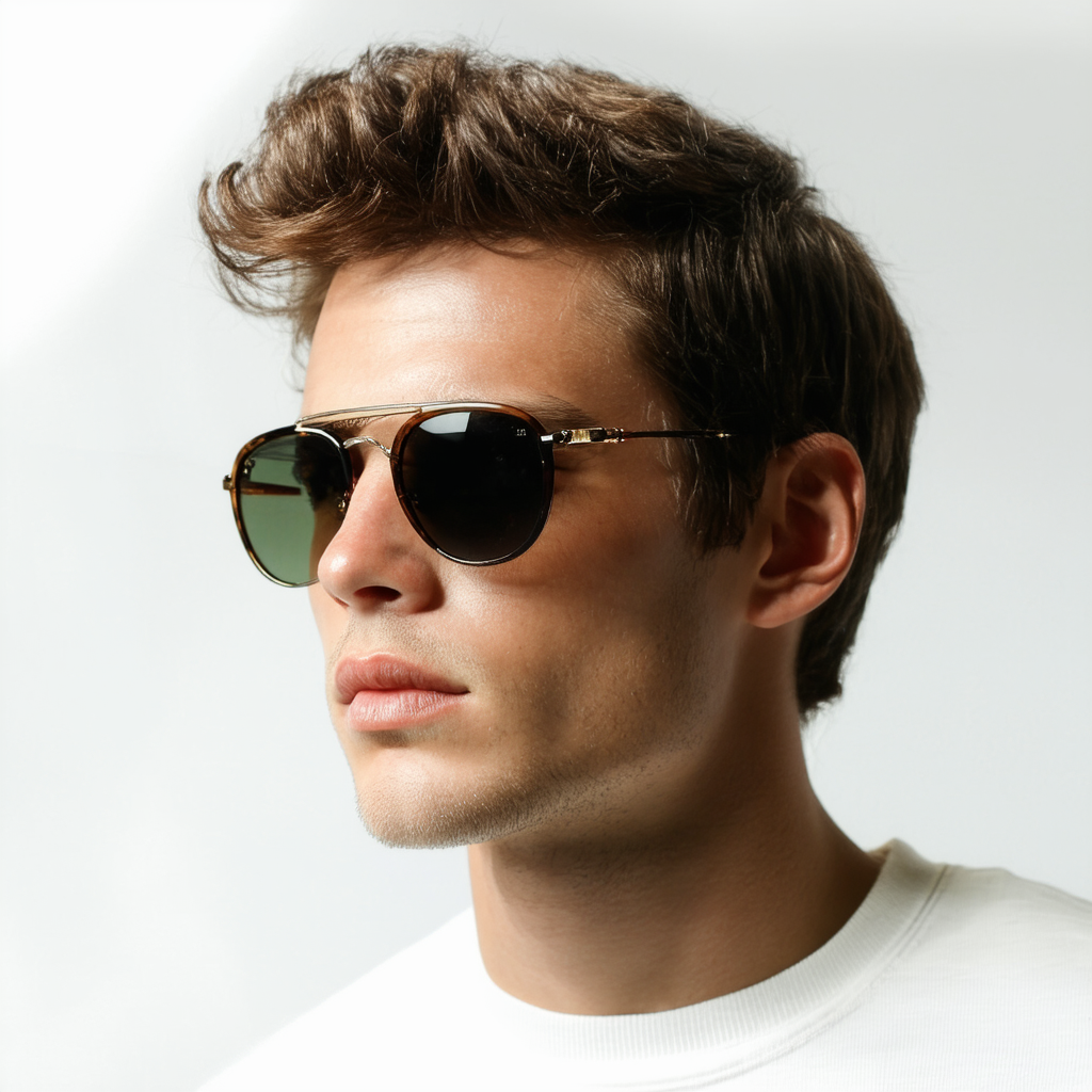 Diesel Dl00146005w Aviator Sunglasses