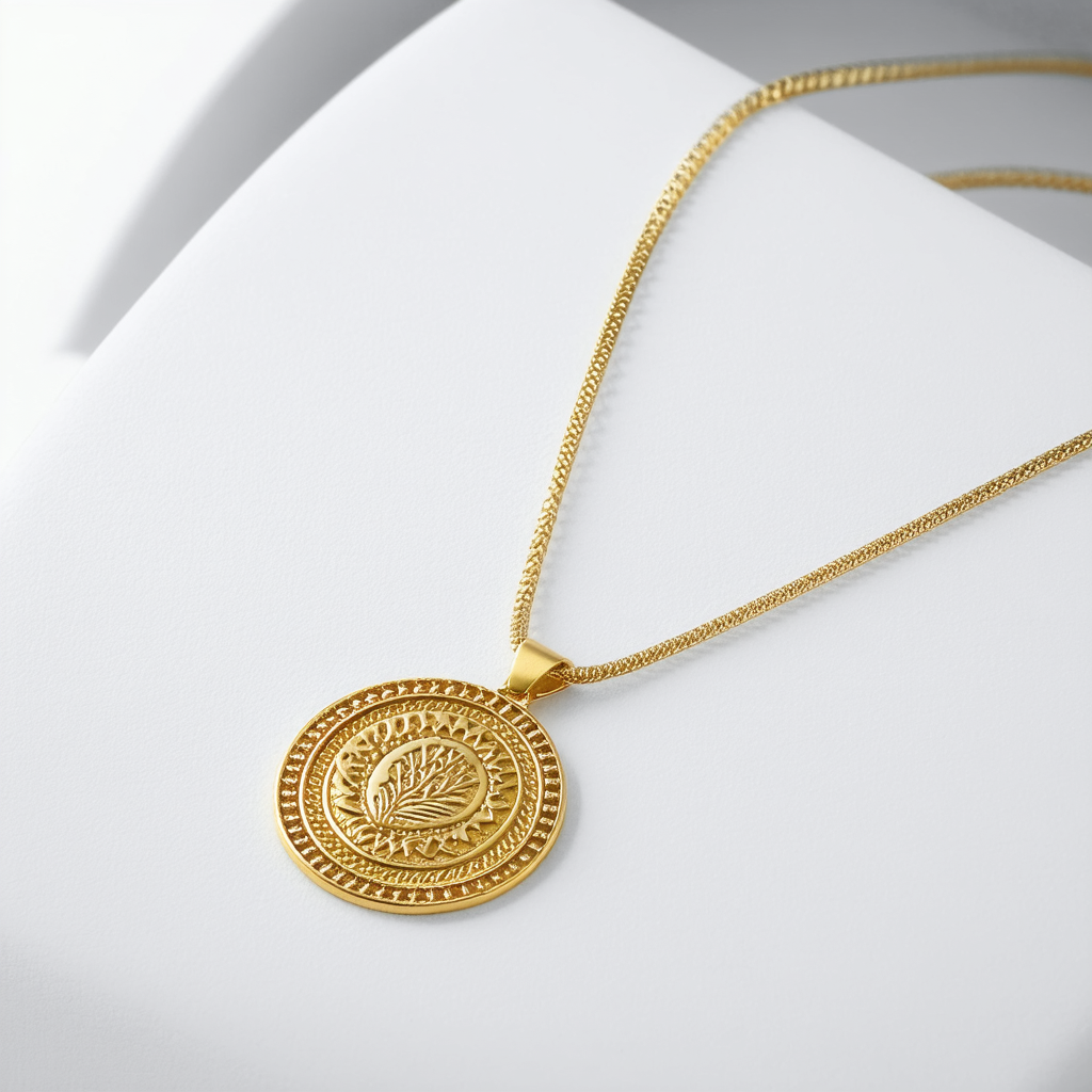 Trinidad and Tobago Pendant Necklace Gold Color Trendy Ethnic Jewelry Gift