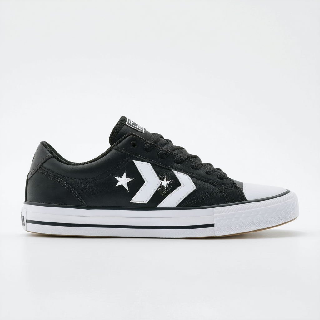 Converse Men's Courtlandt Leather Suede Low Top Sneaker