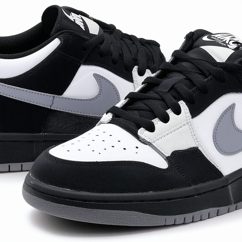 Nike Men's Low-Top Trainers, Multicolour Black Dark Grey White 085, 45