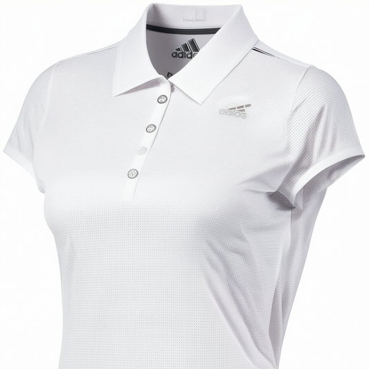 adidas Golf Women's Puremotion Dot Print Sleeveless Polo Shirt