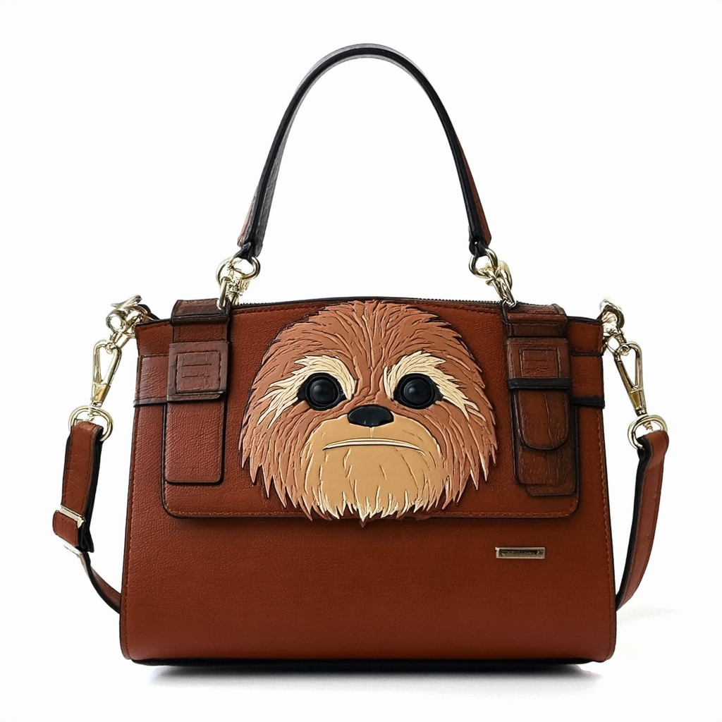 Loungefly Star Wars Wicket Ewok Footsie Cosplay Womens Double Strap Shoulder Bag Purse