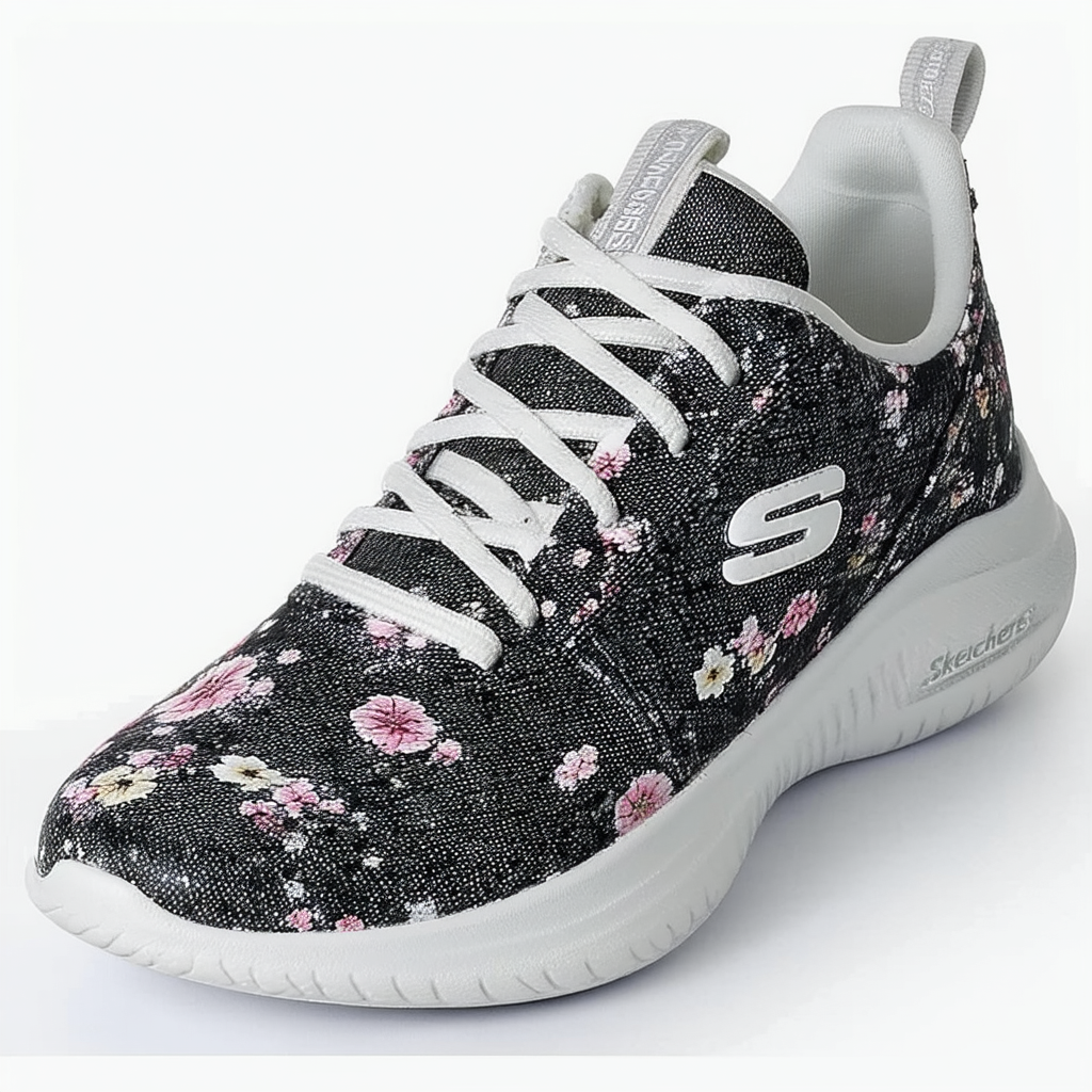 Skechers Women's Roadies Surge-Flower BLVD Sneaker