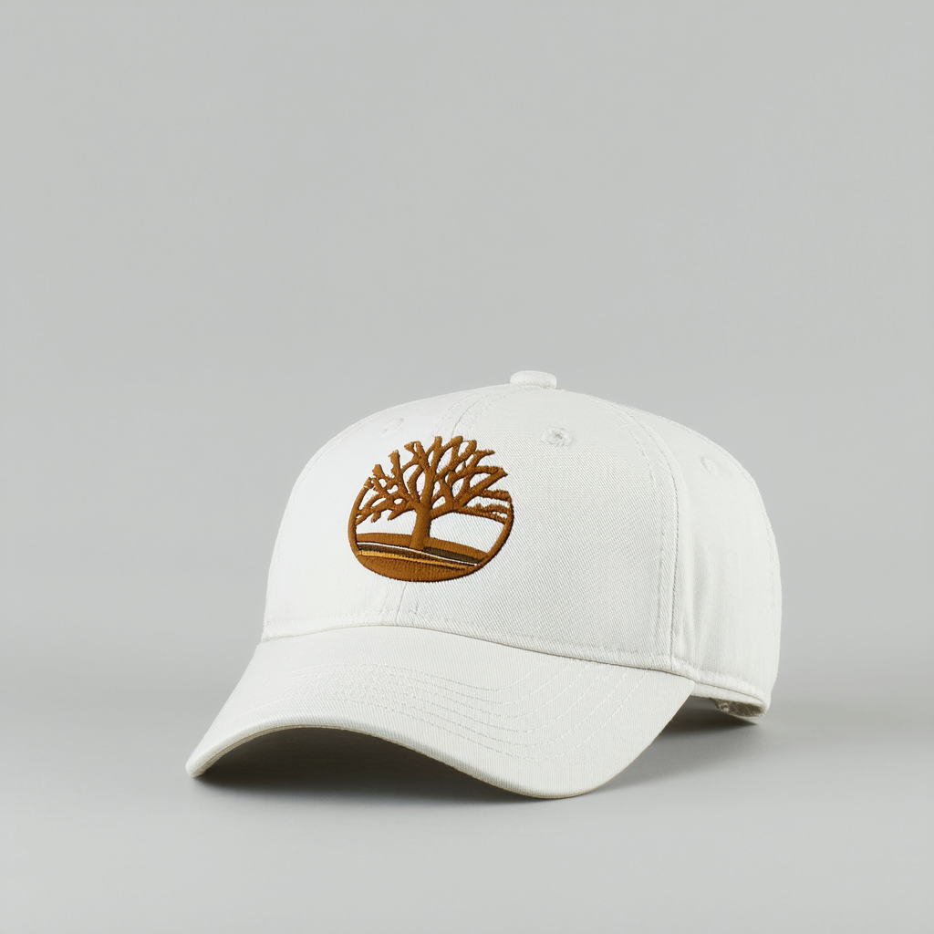 Timberland Standard Faux Leather Logo Low Profile Cap