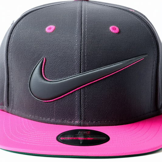 Nike New Novelty Flat Bill 2.0 Anthracite/Pink Pow Strike Hat/Cap