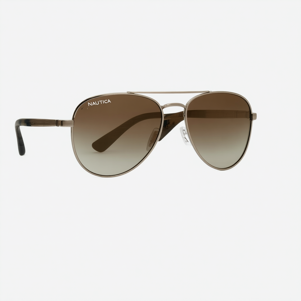Nautica Men's N3632sp Aviator Sunglasses