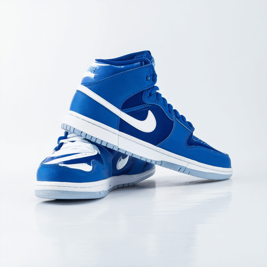 Nike 904233-400 Men Dunk HI Binary Blue White