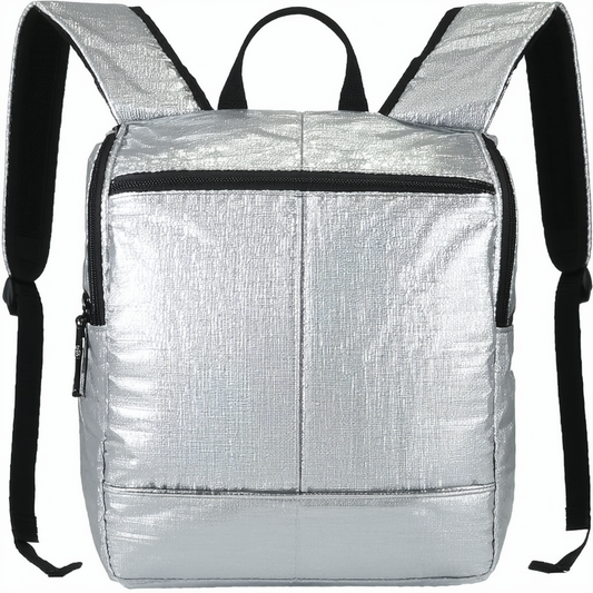 New Balance Women's Performance Backpack, One Size, Silver Metallic