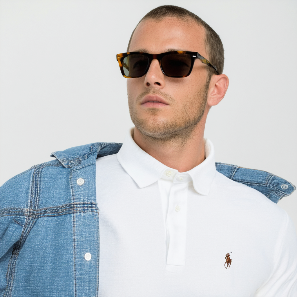 Polo Ralph Lauren Men's Ph3128 Square Sunglasses