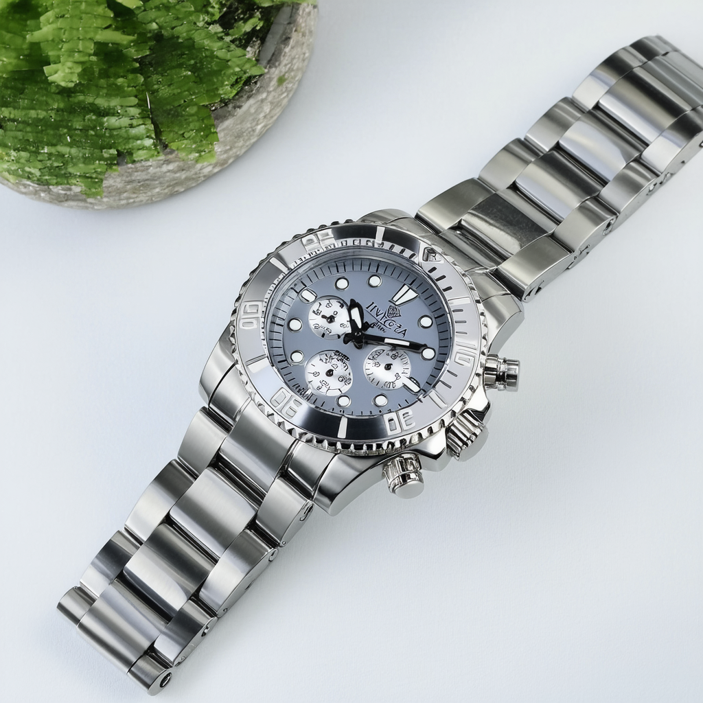 Invicta Men's 22861 Grand Diver Analog Display Automatic Self Wind Silver Watch