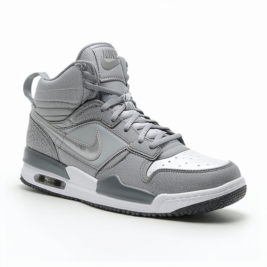 NIKE Mens Air Trainer 1 Mid SP Silver/Silver-Mid Fog 635787-009
