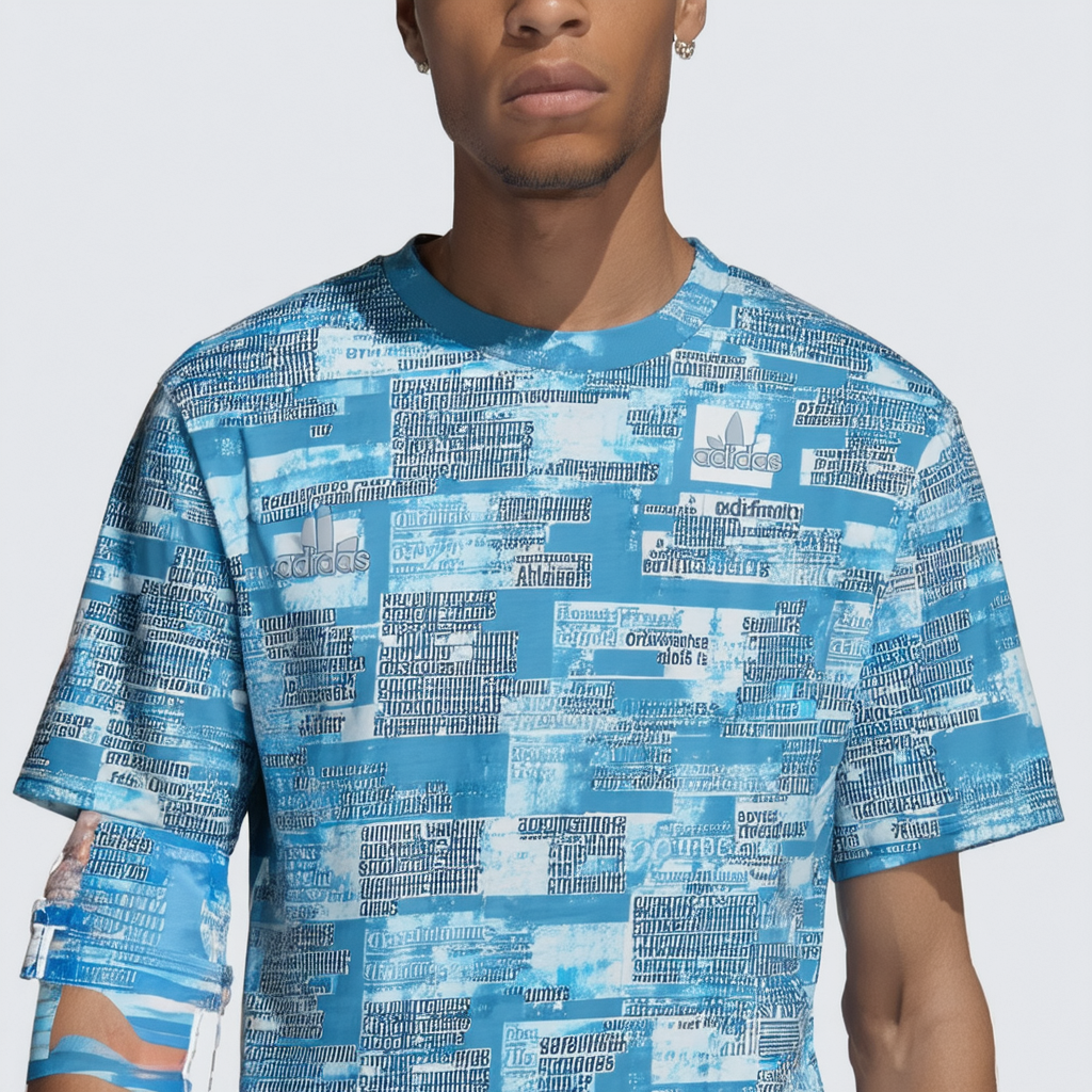 adidas Originals Men's Originals Boyfried All Over Print Tee