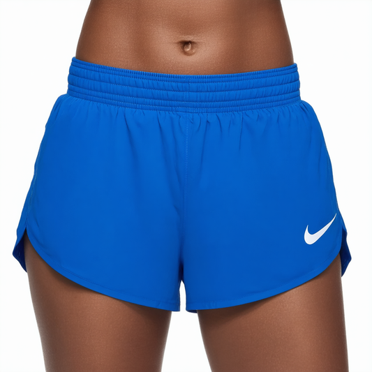 NIKE Womens Dri-fit Running Shorts Blue M