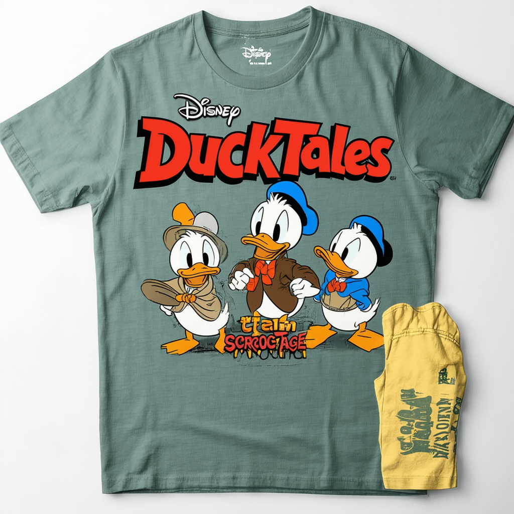 Disney Ducktales Team Duck Tales Scrooge McDuck Men's T-Shirt