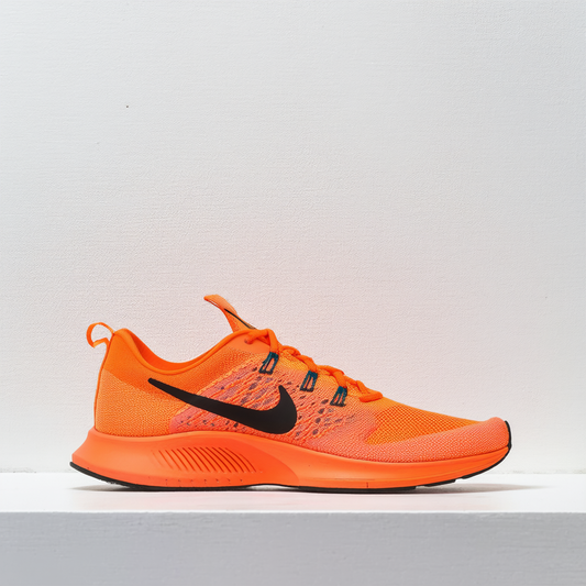 Nike Mens Tanjun Fabric Low Top Lace Up Running Sneaker, Orange, Size 10.0