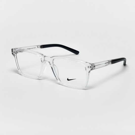 NIKE Eyeglasses 7111 971 Clear Square Unisex 50x20x145