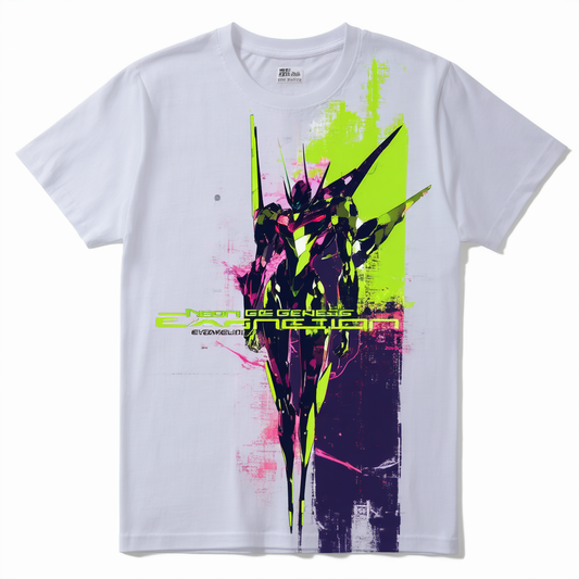 Neon Genesis Evangelion Anime Mens Graphic Tee