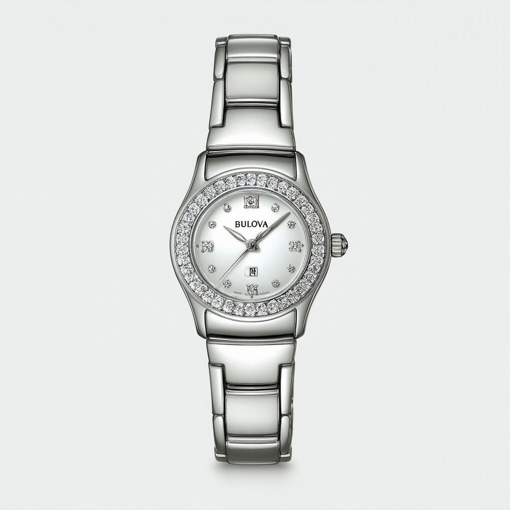 Bulova Women's 96R50 Diamond Acent Watch