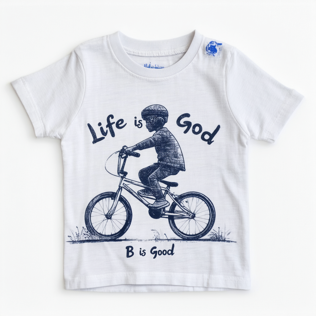 Life is Good B Ss Boys Tee Bike Kick Lig Htvnbl T-Shirt,