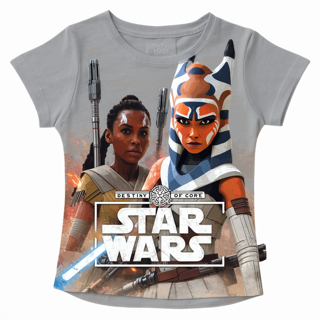 STAR WARS Destiny Force of Ahsoka Girls Short Sleeve Tee Shirt