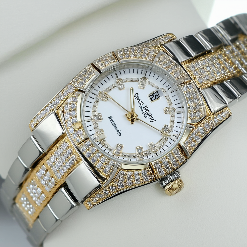 Swiss Legend Women's 40029-YG-SIL Eleganza Diamonds Collection Watch