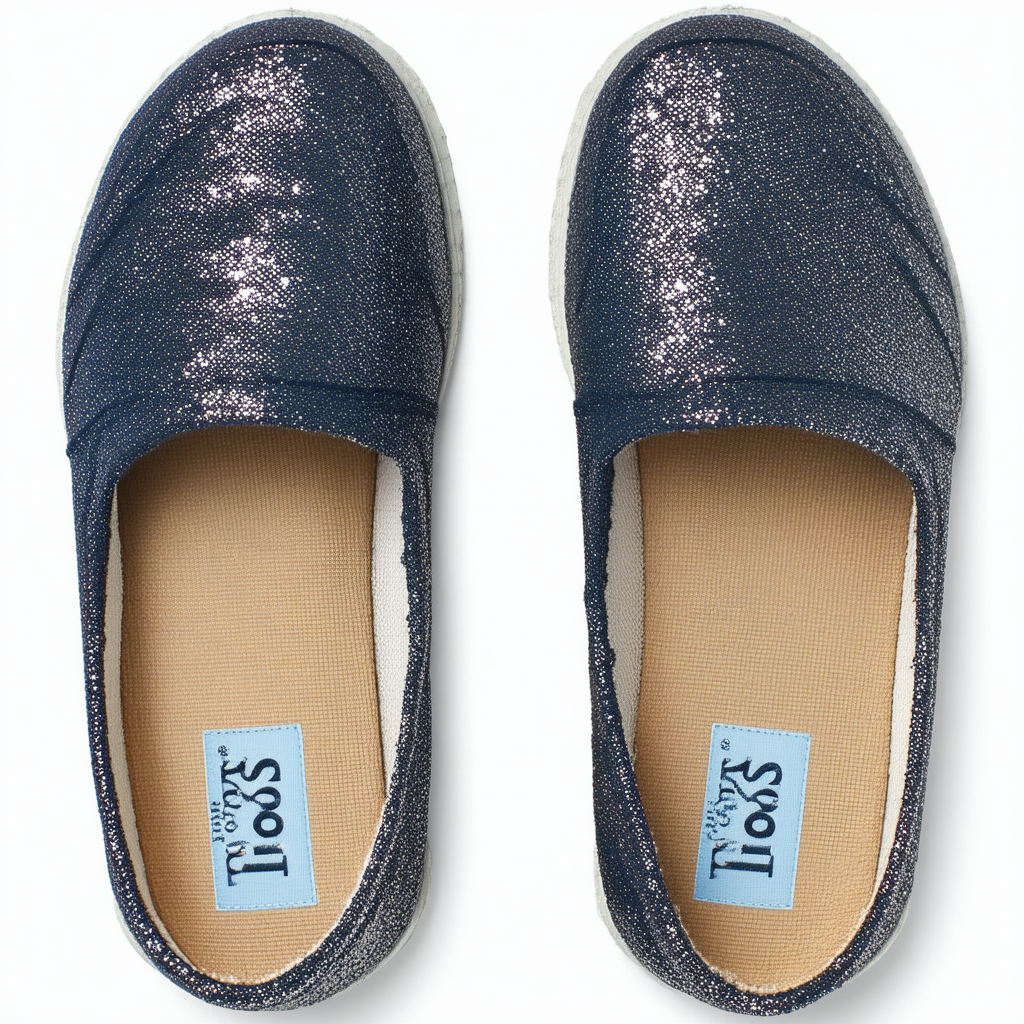 TOMS Women's Glitter Classics Casual Shoes