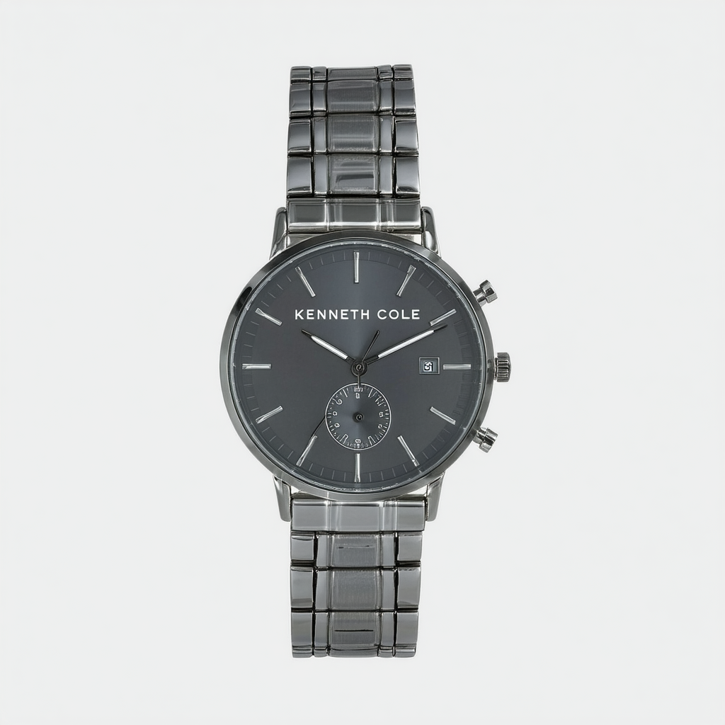 Kenneth Cole Bracelet Collection Charcoal Grey Dial Men's Watch #KC9066