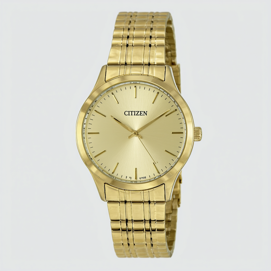 Citizen Men's AR1062-03P Eco-Drive Stiletto Gold-Tone Watch