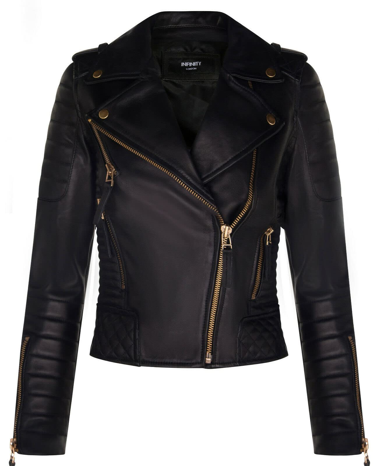 Tailored Outerwear with Quilted Arm Panels
